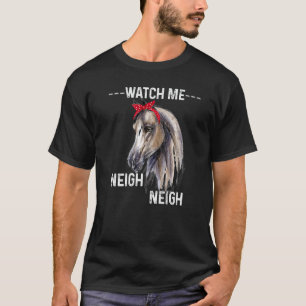Se mig Neigh Neigh Cute Horse Coola Equestrian T Shirt