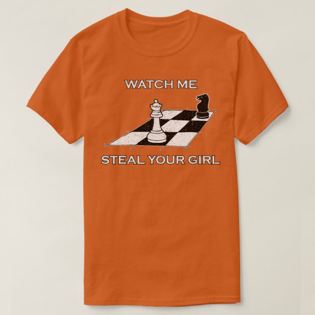 Se mig stoppa din Coola schack-Klubb T Shirt (Design framsida)