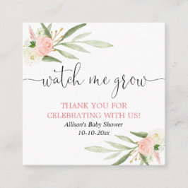 Se mig växa rosa guld grönt favoritkort tilläggskort