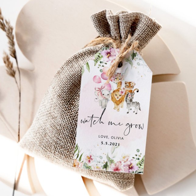 Se mig växa Safari-favorittagg Presentetikett (Skapare uppladdad)