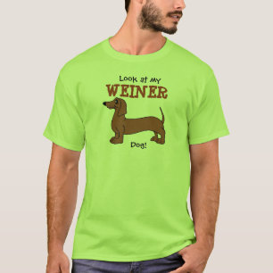Se min Weiner hund! t-skjorta Tee