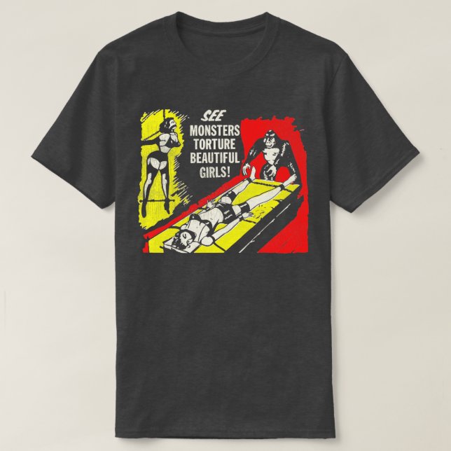 Se Monsters dr Macabre 1950-talets fasa T Shirt (Design framsida)