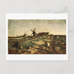 Se Montmartre & Windmills Van Gogh Art Vykort