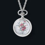 Se NECKLACE KVINNORS FLOWER STIL Armbandsur<br><div class="desc">livmoderhalsband FLOWER STIL DESIGN</div>