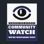 Se Öga, grannskapsbevakning, varning Flygblad<br><div class="desc">Titta på Öga,  Community Watch Warning Flyer från Affärskortet Store.</div>