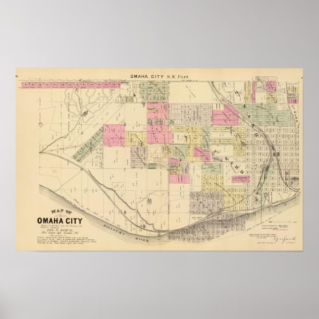 SE Omaha, Nebraska Poster (Framsidan)