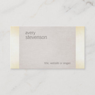 Se över det minimalistiska Linen Struktur-glimmet Visitkort