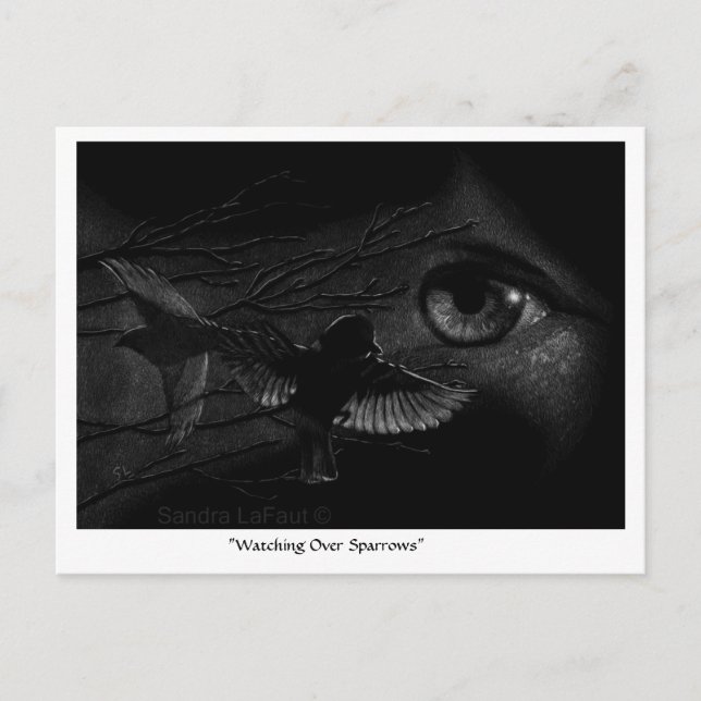 Se över Sparrows Postcross-vykort Vykort (Framsida)