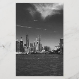 se på 2 produkter Panoramic Black White Brooklyn Brevpapper