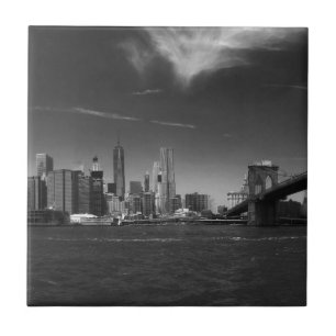 se på 2 produkter Panoramic Black White Brooklyn Kakelplatta