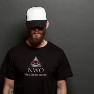 Se på Illuminati NWO vi gillar att titta på T-Shir T Shirt