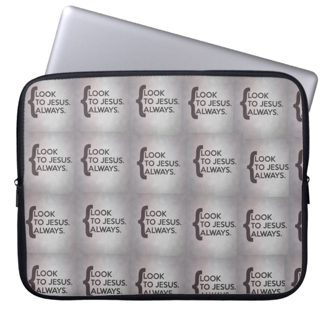 Se på Jesus Alltid Laptop sleeve (Framsidan)