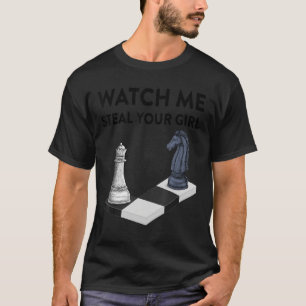 Se på mig stryka din flickpojke Valentines day Fun T Shirt