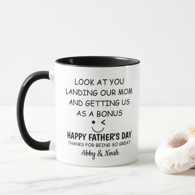 Se på när du landar i mamma mugg (Med munk)