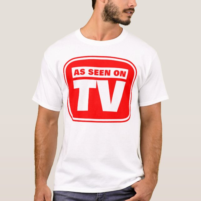 Se på TV - Anpassad Tee Shirt (Framsida)