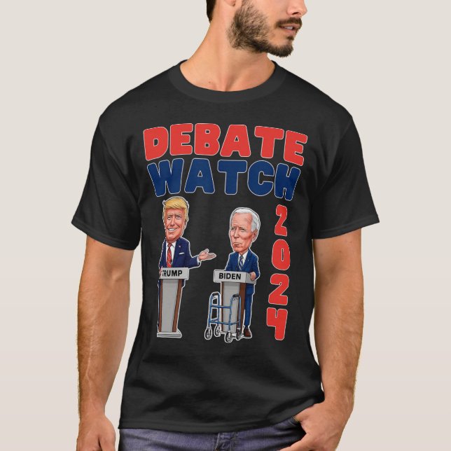 Se Party 2024 - Trump Biden - President - Valect T Shirt (Framsida)
