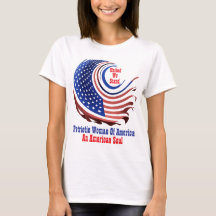 SE Patriotisk kvinna av Amerika Genomskinlig desig