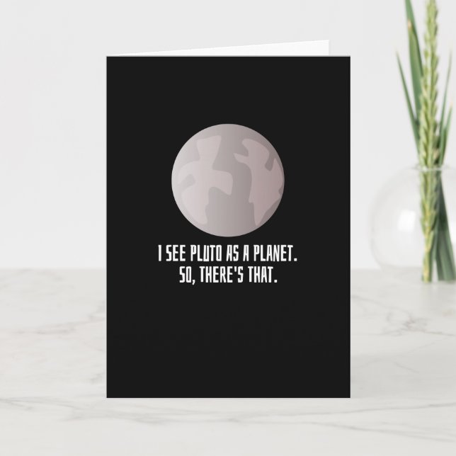 Se Pluto som en planet Kort (Framsida)