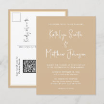 Se QR-kod i ett enda modernt skript Bröllop