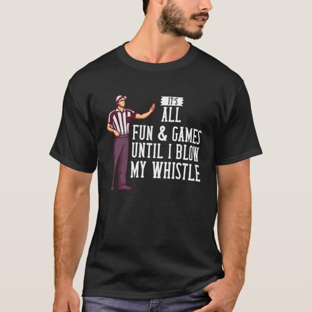 Se Ref Whistle Women Kids Ocer T Shirt (Framsida)