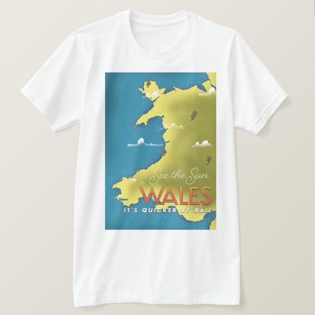 Se reseaffischen Sol Wales. T Shirt (Design framsida)