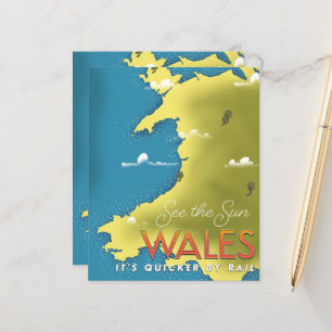 Se reseskylten för Wales "See the Sun".