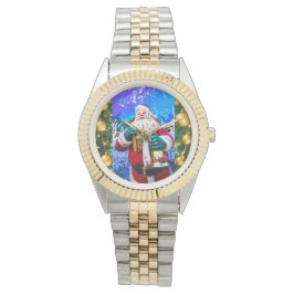 Se Röda julen i Jultomten på vintern Armbandsur