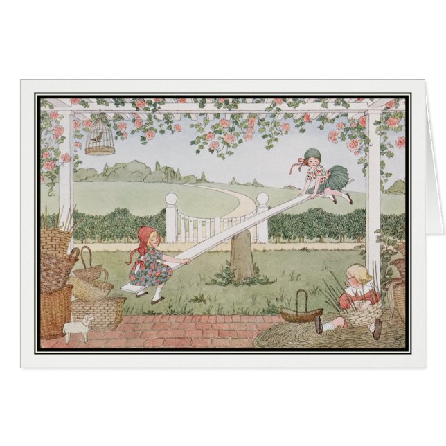 Se-Såga Marjorie Daw av H. Willebeek Le Mair Hälsningskort (Framsidan Horizontal)