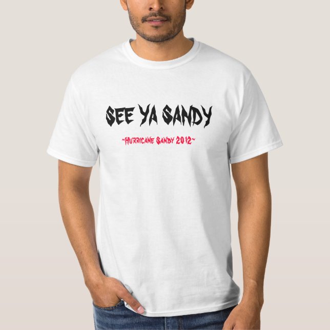 Se sandiga Ya (den sandiga orkanen) T-shirt (Framsida)