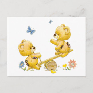 Se Saw Bears Vykort