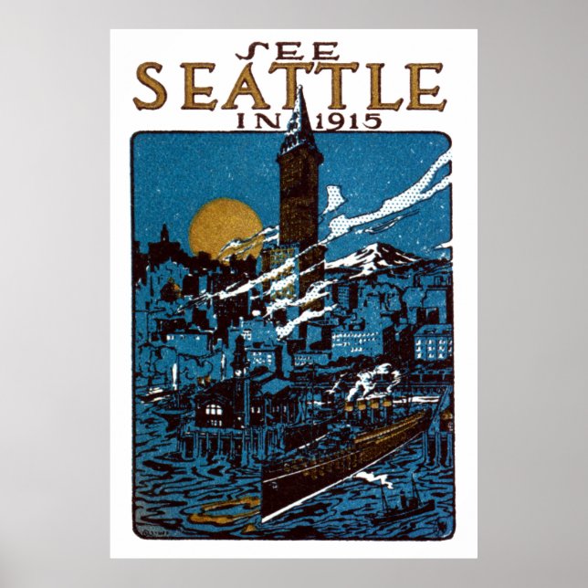 Se Seattle 1915 Poster (Framsidan)