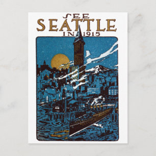 Se Seattle 1915 Vykort