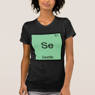 Se - Seattle City Chemistry Inslag Symbol T-Shirt
