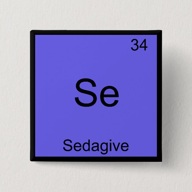 Se - Sedagive Funny Chemistry Inslag Symbol Tee Knapp (Framsida)