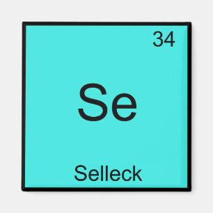 Se - Selleck Chemistry Inslag Symbol Funny Magnum Magnet