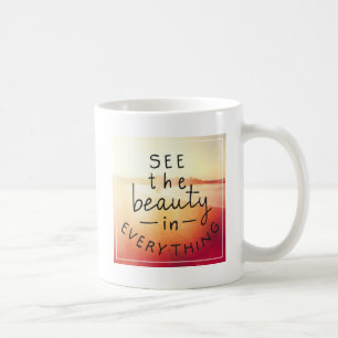 Se skönheten i allt kaffemugg