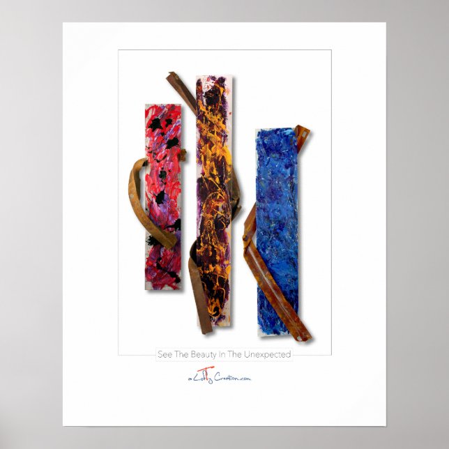 Se skönheten i oväntad Poster (Framsidan)