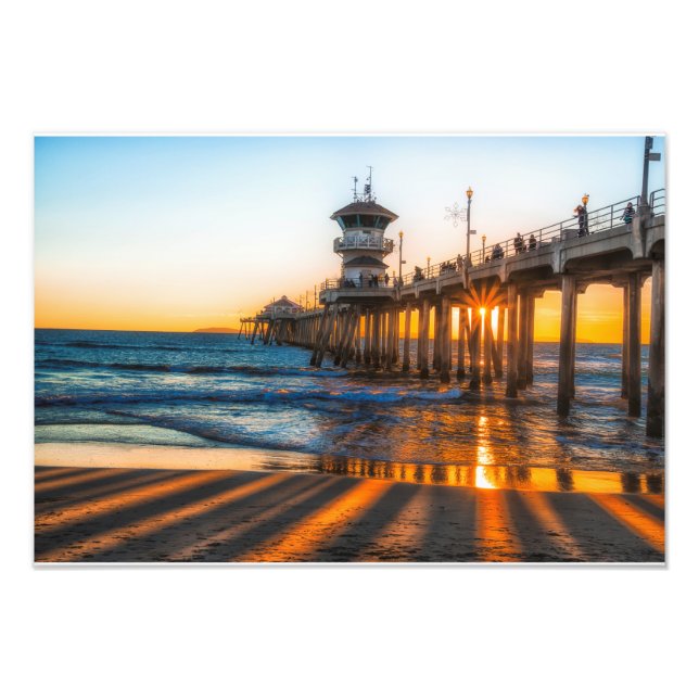 Se solnedgången fototryck (Framsidan)