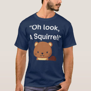 Se söt ADHD-medvetandedesign i ekorren T Shirt