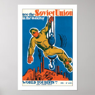Se sovjet - union i danandet poster