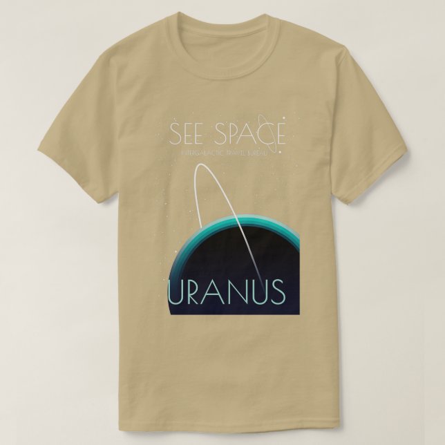 Se Space Uranus T Shirt (Design framsida)