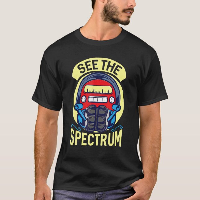 Se Spektrummateurs radio T Shirt (Framsida)