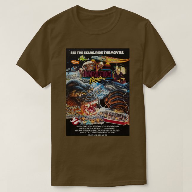 Se Stars Ride the Movies T Shirt (Design framsida)