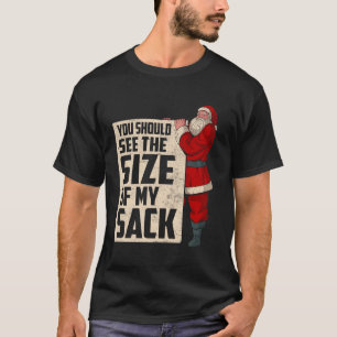 Se Storleka på min sack-underbara tomtegrus Christ T Shirt