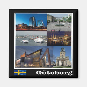 SE - Sverige - Göteborg - Mosaic - Collage Magnet