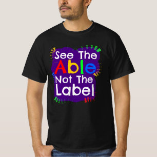 Se tabellen, inte etiketten t shirt