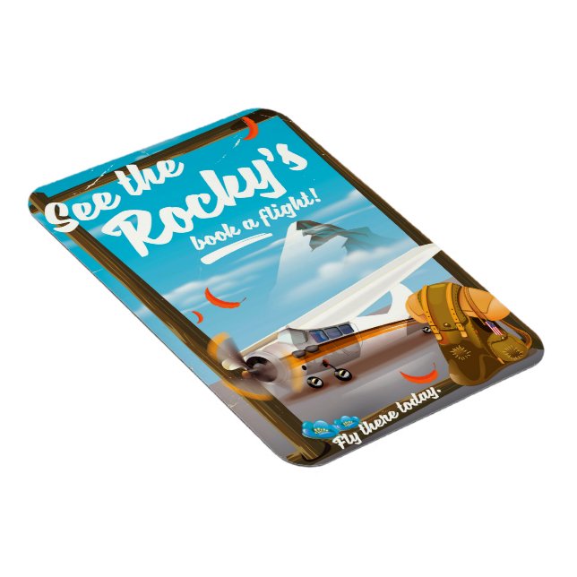 Se The Rocky's "Boka en flygresa!" Magnet (Högersidan)