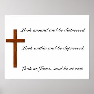 SE TILL JESUS POSTER