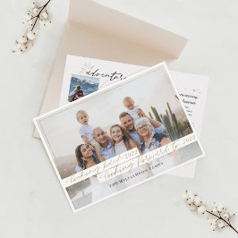 Se tillbaka 2021 Tittar Framåt till 2022 års övers Julkort