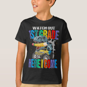Se upp 1:a Klass här i Kom Monster Lastbil T Shirt
